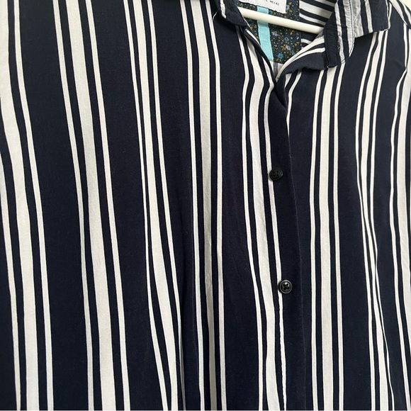 Denim & Flowers Blue and White Striped Shirt (Box C) - Picture 2 of 5